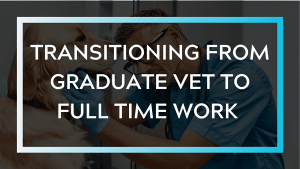 Transitioning from graduate vet to full time work
